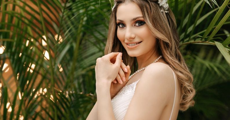 Long-Tail Keywords - A beautiful bride in a wedding dress posing for a photo