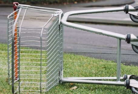 Cart Abandonment - Photo of Abandoned Shopping Cart on Grass
