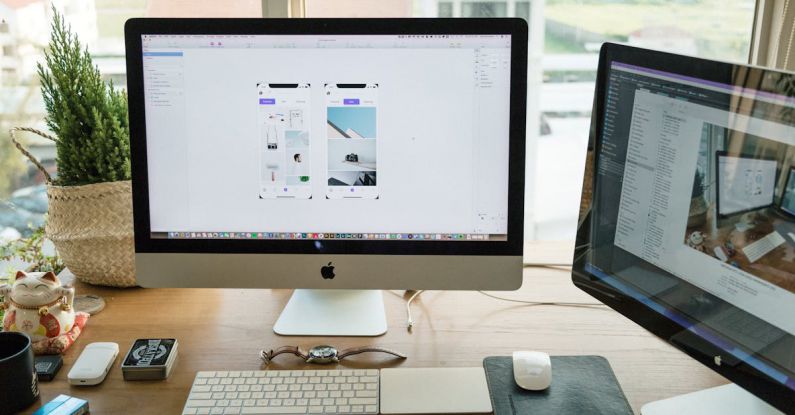 Accessible Website - Apple Imac on Brown Wooden Desk