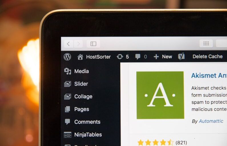 CMS - black laptop computer