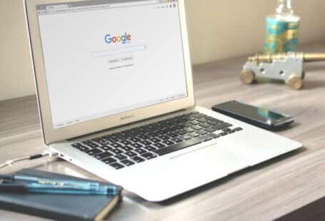 Mobile-Optimized Website - Macbook Air on Grey Wooden Table